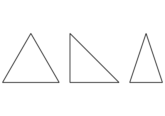 Dreiecksarten