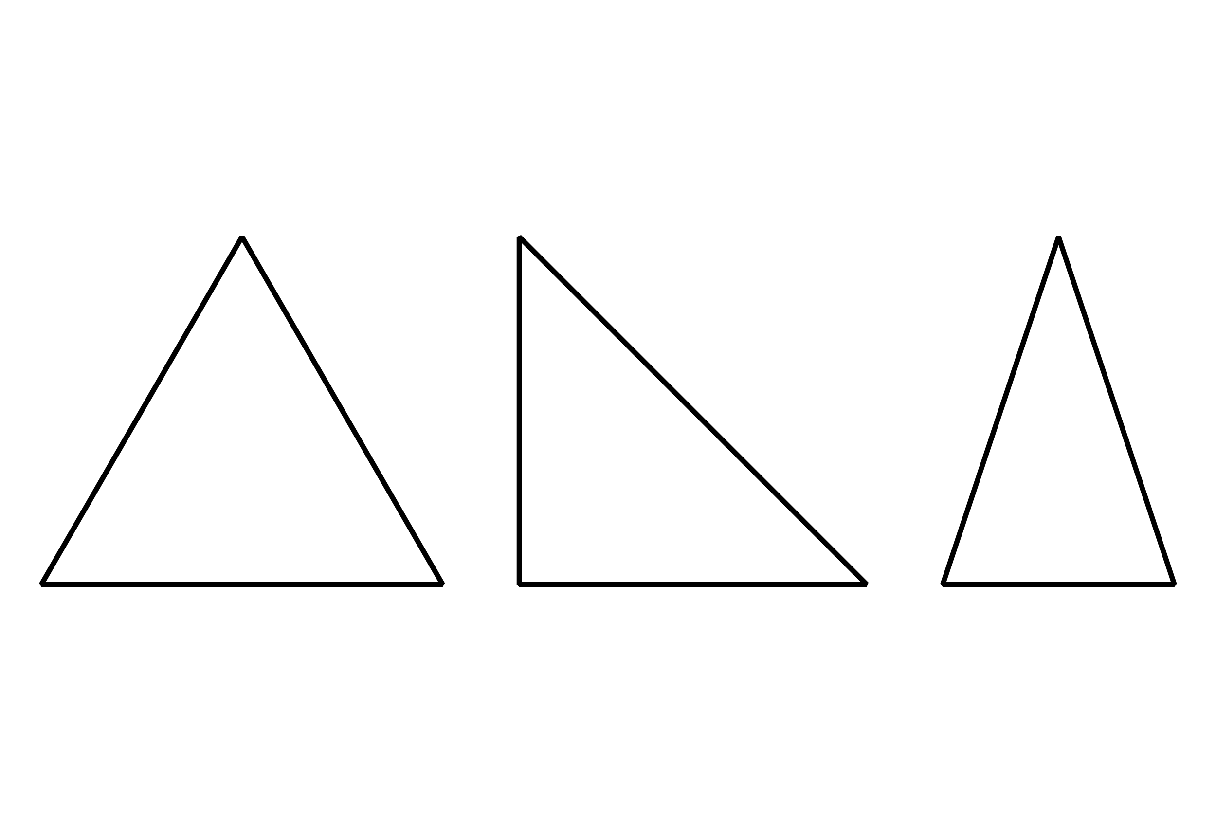 Dreiecksarten – Dreiecke auf clevere Art unterscheiden lernen - Kiwole