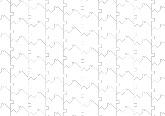 Parkettierung in Anlehnung an M. C. Escher
