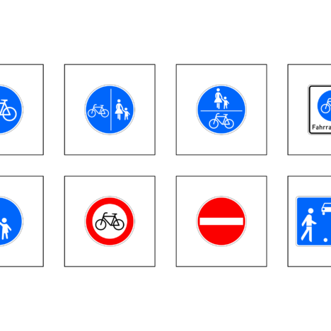 Verkehrserziehung: Wo darf ich mit meinem Fahrrad fahren?