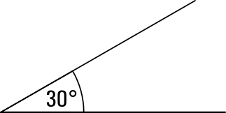 Ein 30°-Winkel