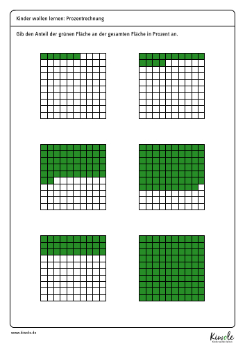 Arbeitsblatt "Was ist ein Prozent?"