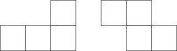 Zwei beispielshafte Tetrominobausteine