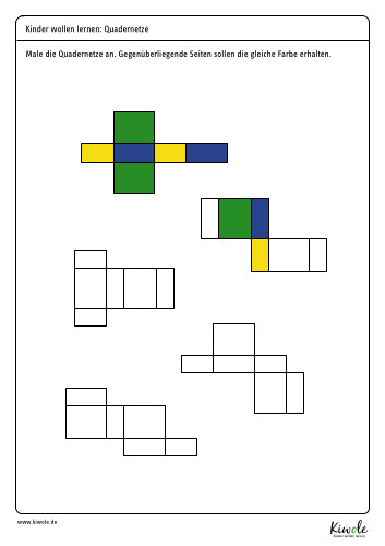 Arbeitsblatt Quadernetz