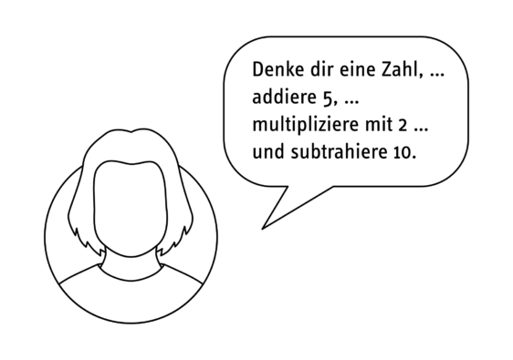 Ein Zahlenrätsel, dessen Trick wir durchschauen werden