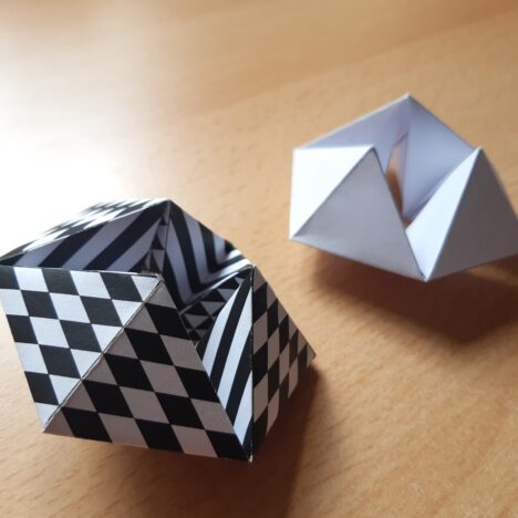 Wir basteln einen Kaleidozyklus! – Anleitung inklusive Bastelbogen zum Ausdrucken