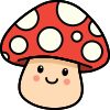Kawaii Pilz