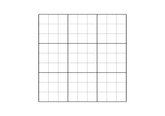 Vorlage zur Erstellung eines eigenen Sudokurätsels