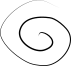 Eine Spirale als Teil von sieben Aufwärmübungen